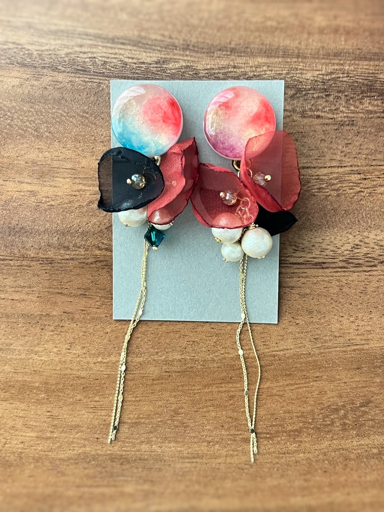 ミスフレ×SNNRイメージ アシンメトリー ピアス/イヤリング