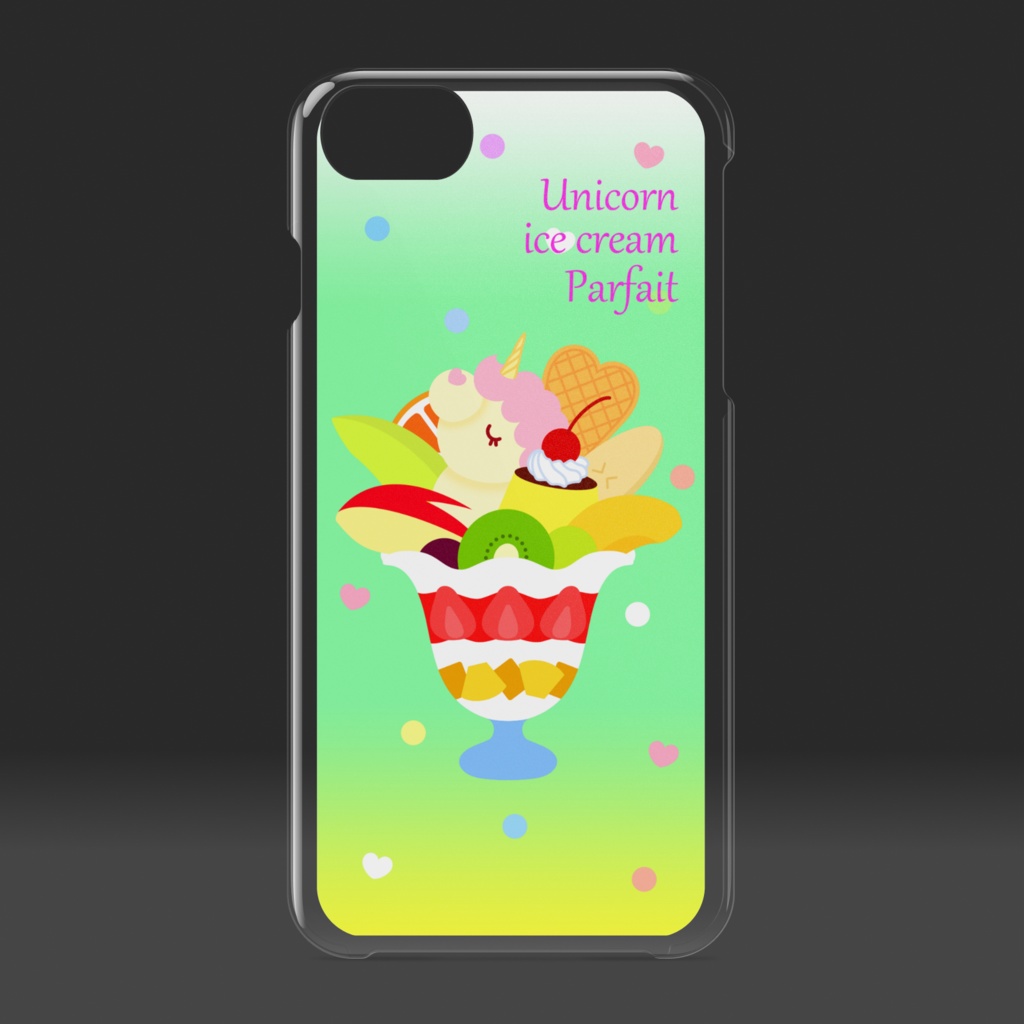 ユニコーンアイスクリームパフェ