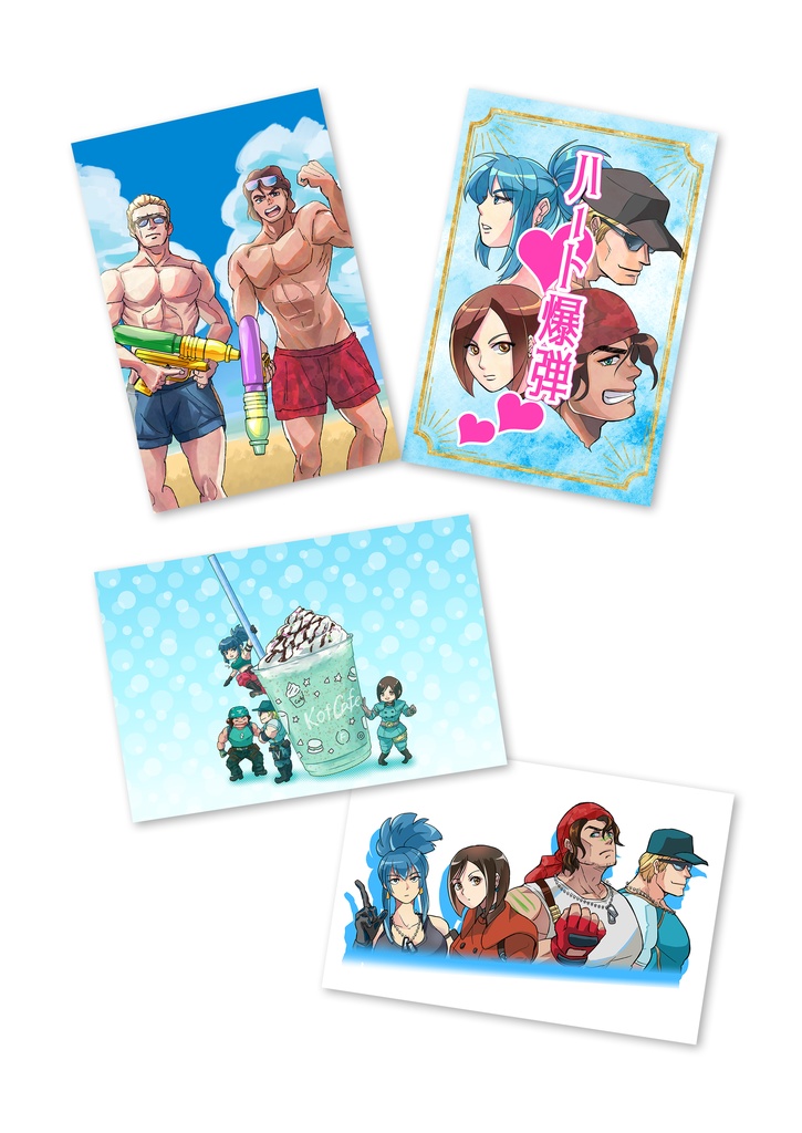 怒チームポスカセット（4枚）