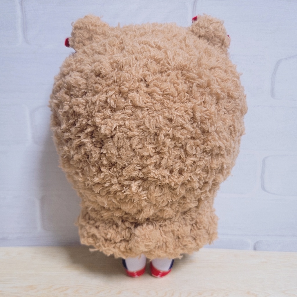 15cmぬい服 ポンチョ(くま①)