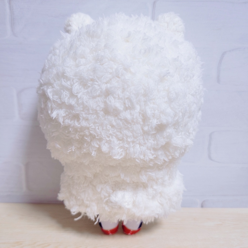 15cmぬい服 ポンチョ(くま②)