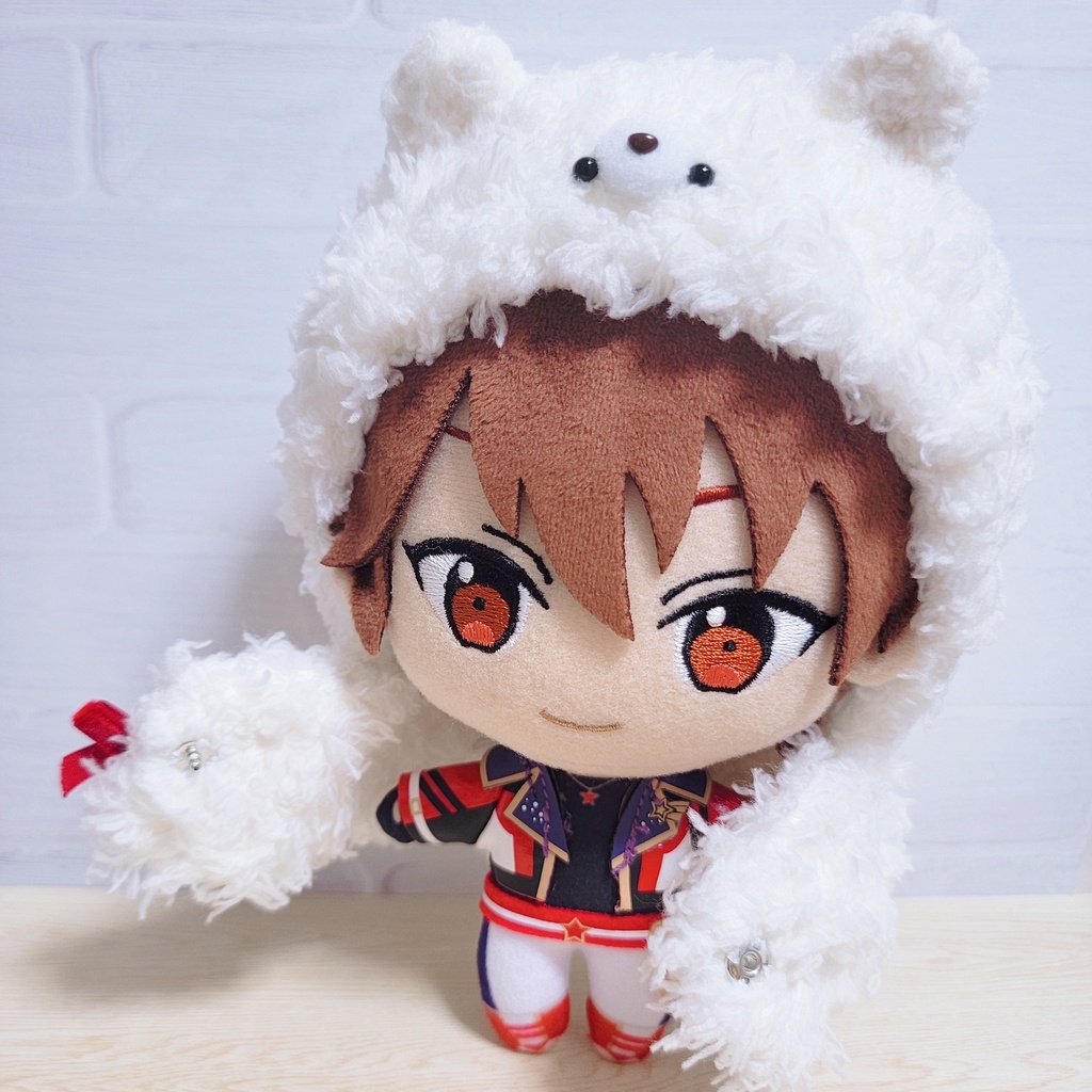 15cmぬい服 ポンチョ(くま②)