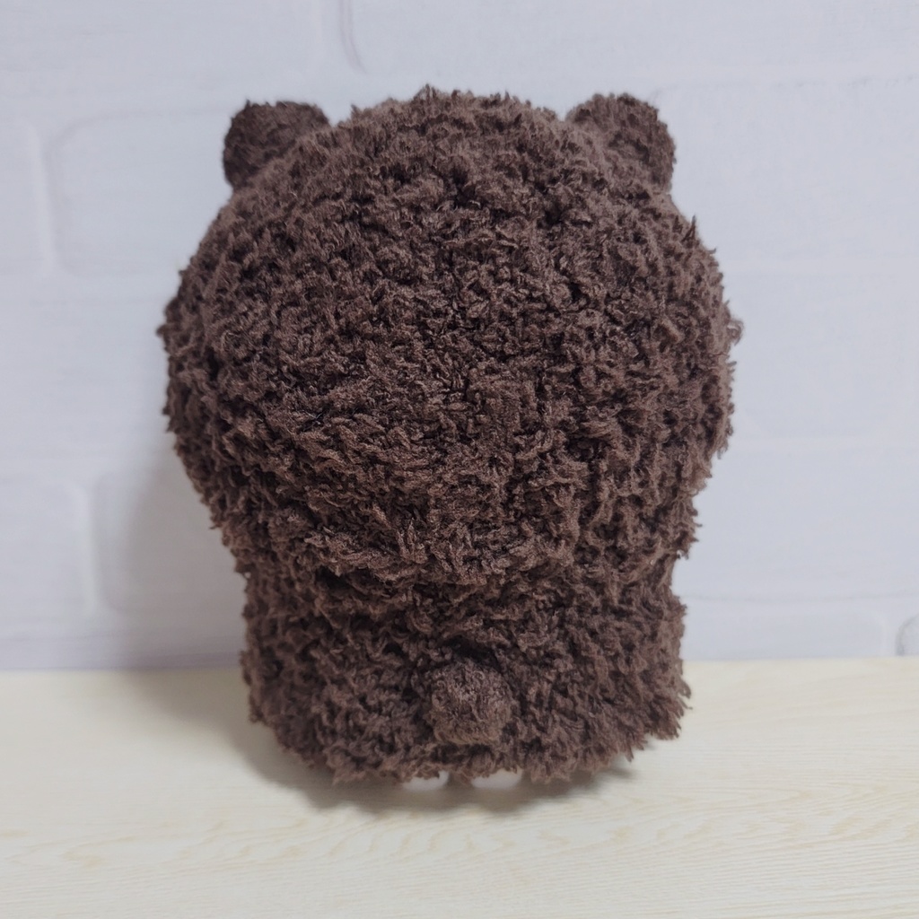 12cmぬい服 ポンチョ(くま②)