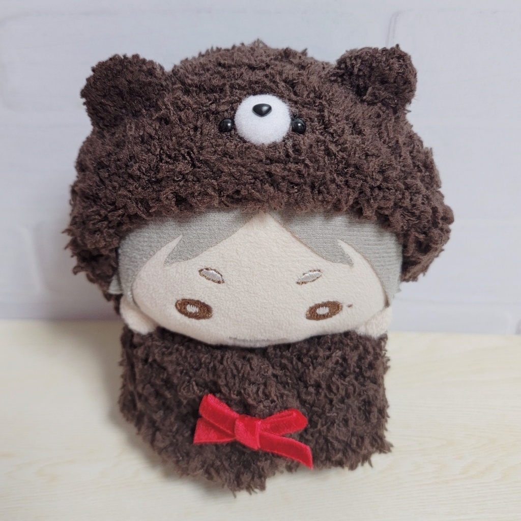 12cmぬい服 ポンチョ(くま②)