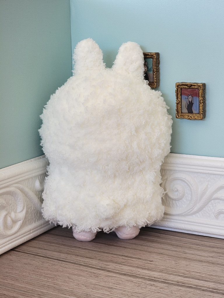 12cmぬい服 ポンチョ(うさぎ①)