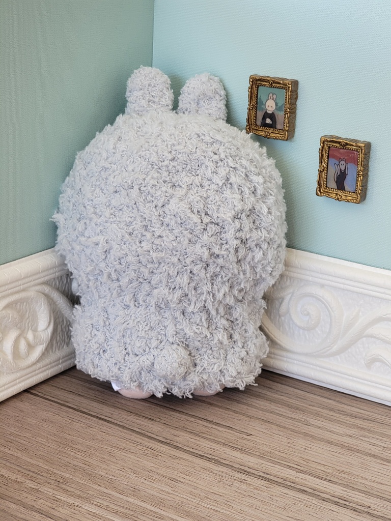 12cmぬい服 ポンチョ(うさぎ③)