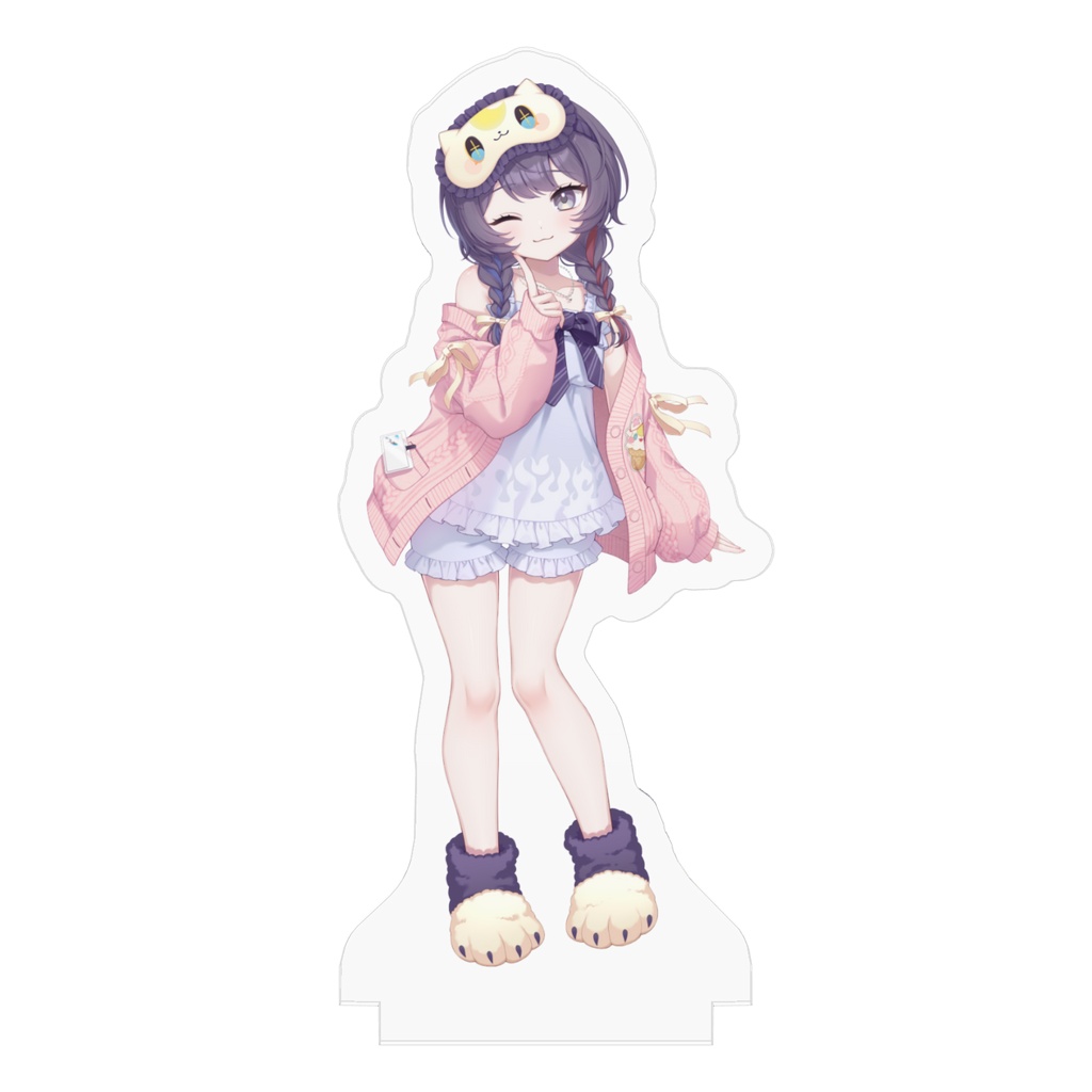 火凍にこ・みつあみアクスタ(70mm)