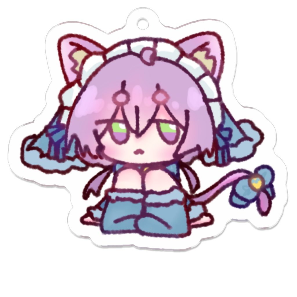 ソルト お座りキーホルダー