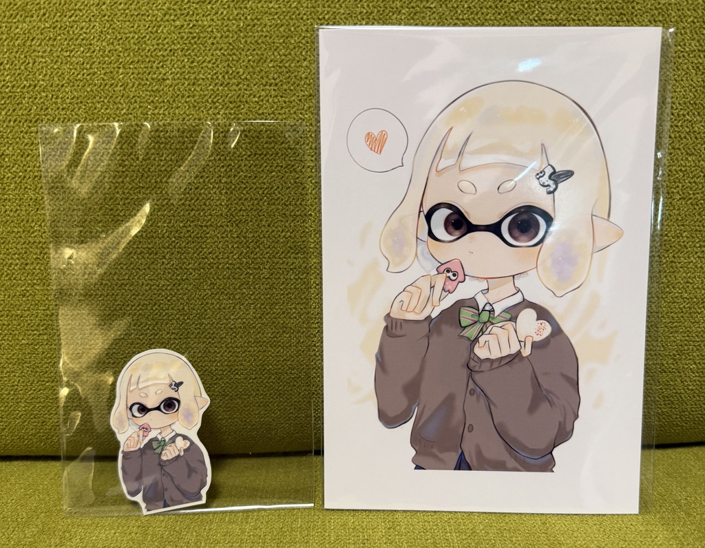 スプラトゥーン ポストカード ステッカーセット