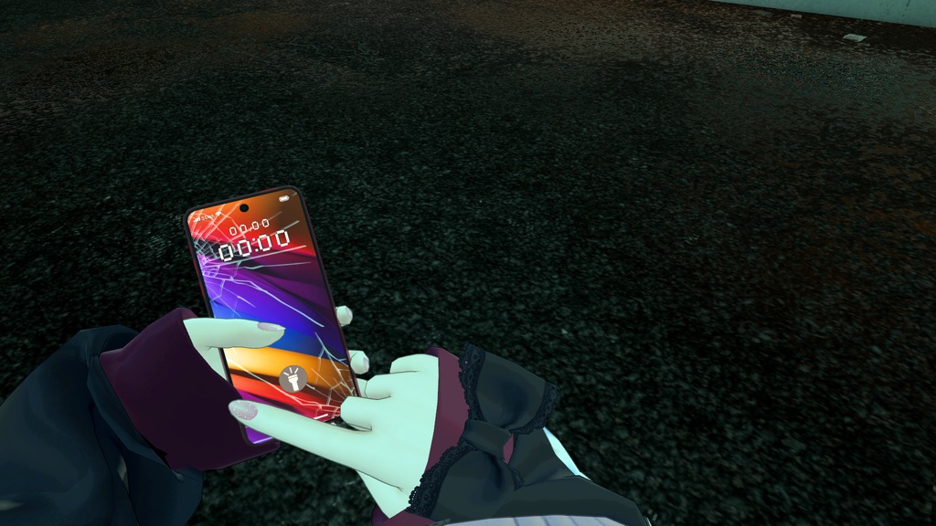 Maonちゃんのスマホ画面をバキバキにするテクスチャ【Maon対応】