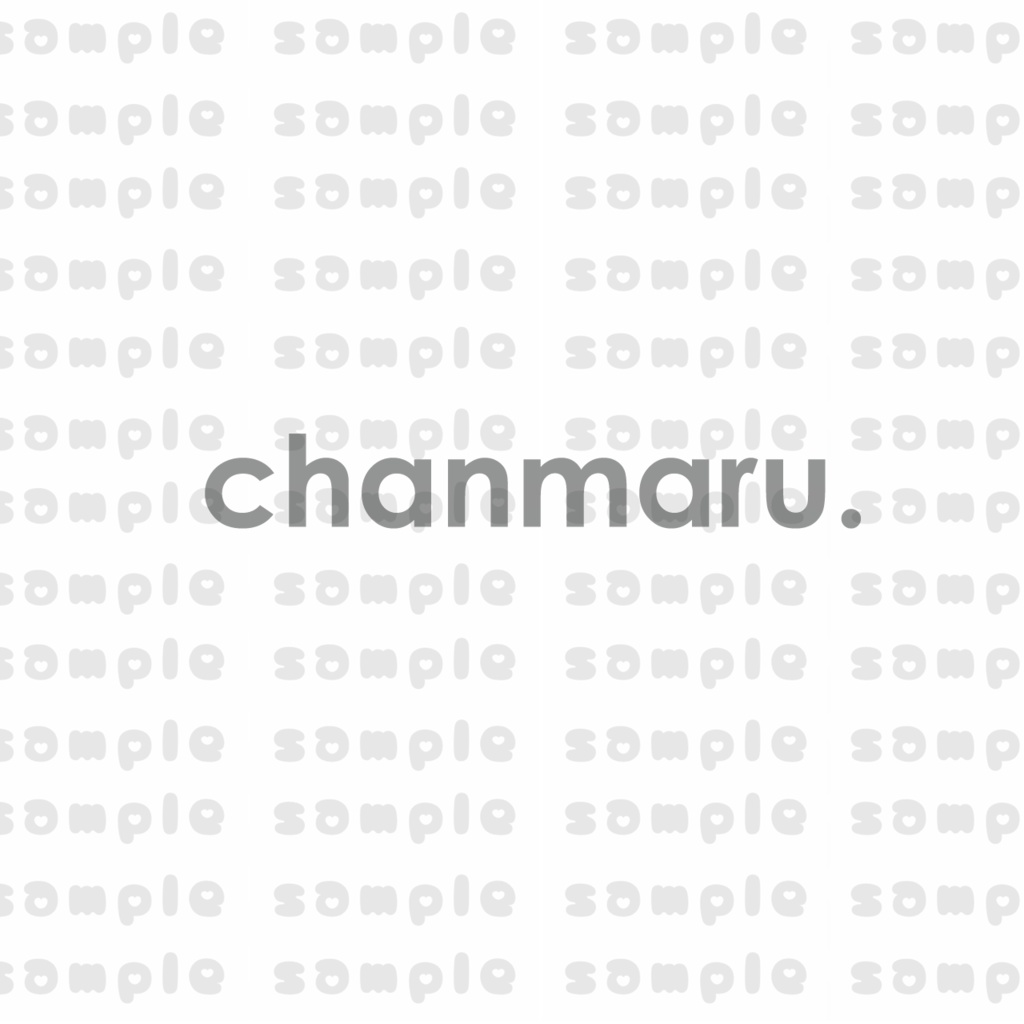 ちゃんまる。ロゴTシャツ