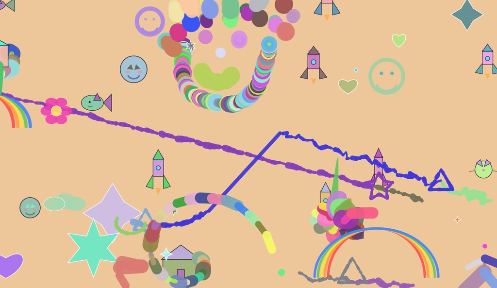 【無料版あり/知育アプリ】バブズクリックスタジオ - 子ども向け全画面お絵かき＆音遊び＆知育アプリ