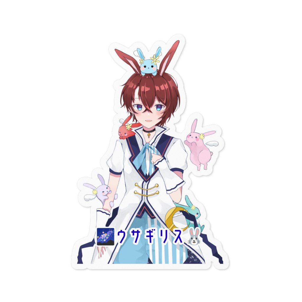 夜月秋兎 Live2D立ち絵アップバージョンステッカー