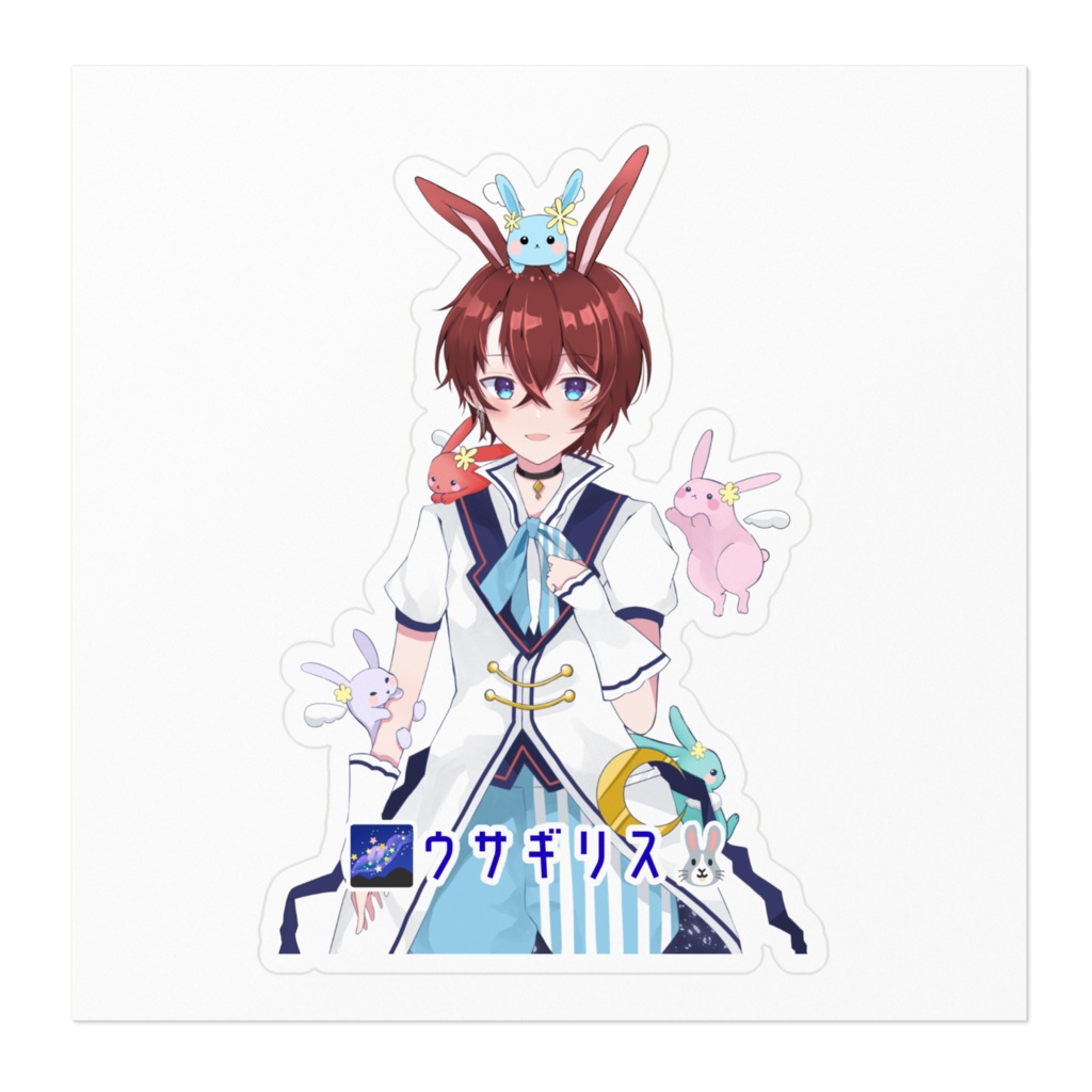 夜月秋兎 Live2D立ち絵アップバージョンステッカー