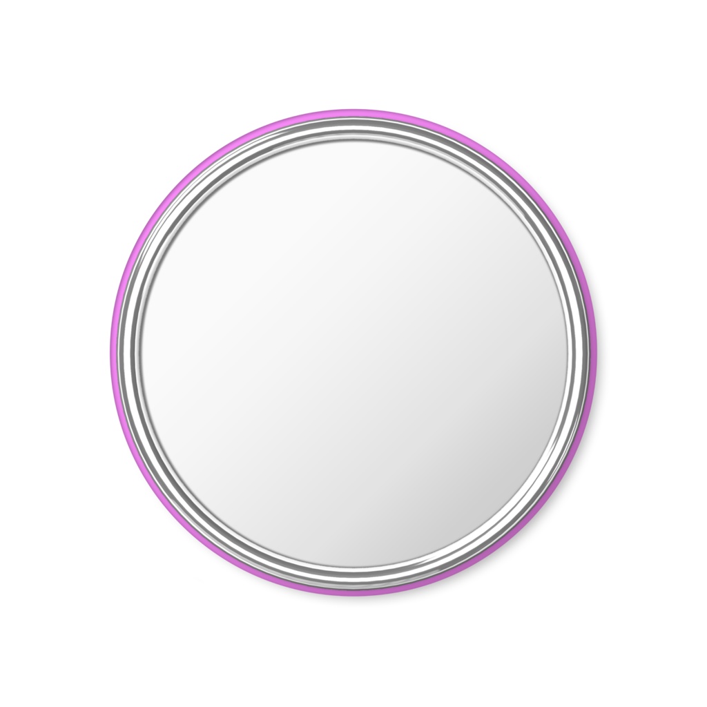 缶ミラー(ピンク)