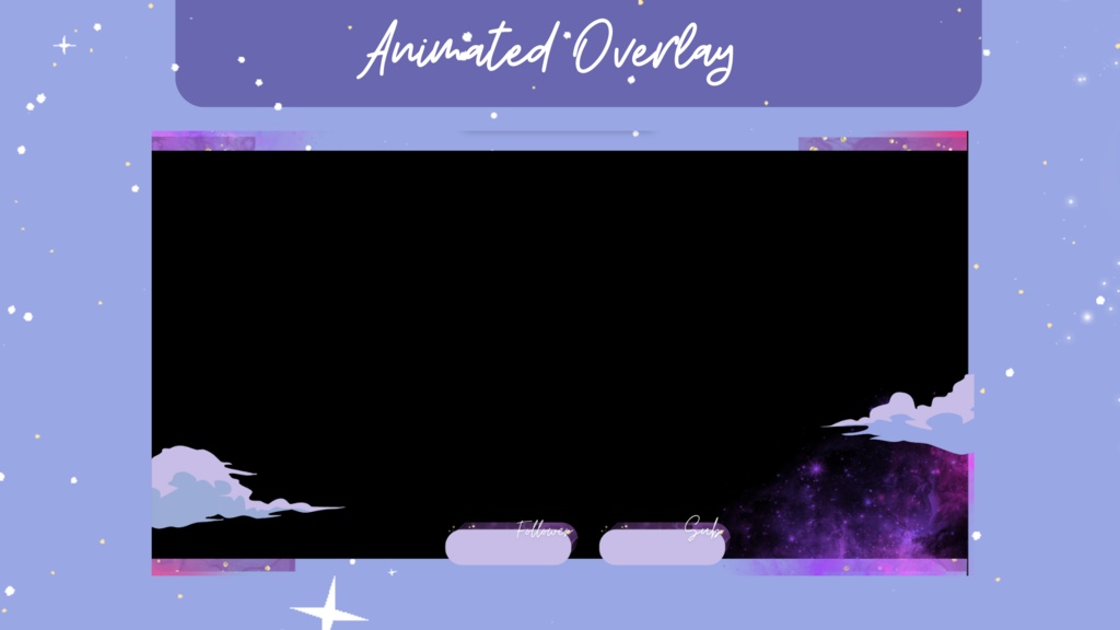 Purple Space Twitch Pack