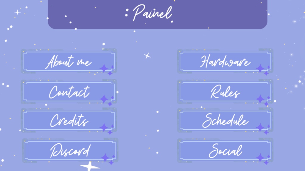 Purple Space Twitch Pack