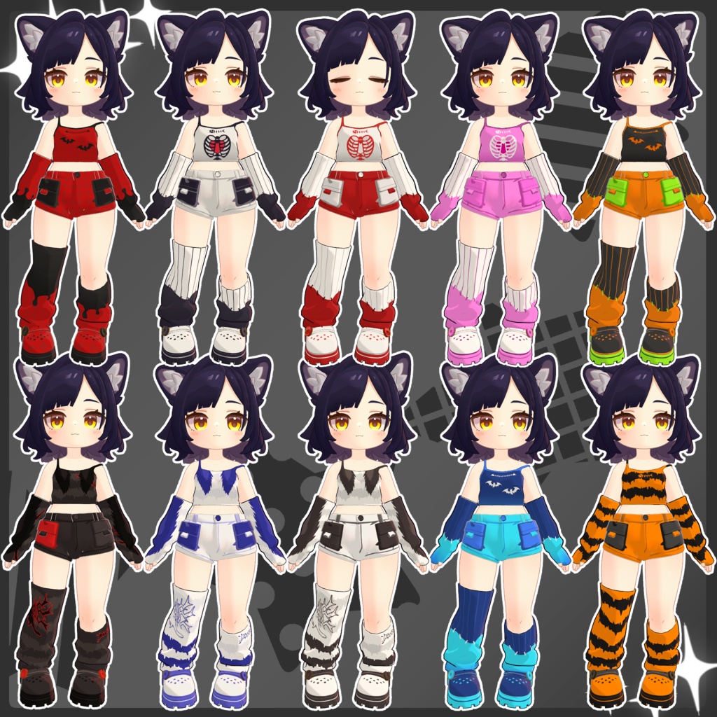 【アズキ対応】秋とハロウィンTexture 82枚【テクスチャ】