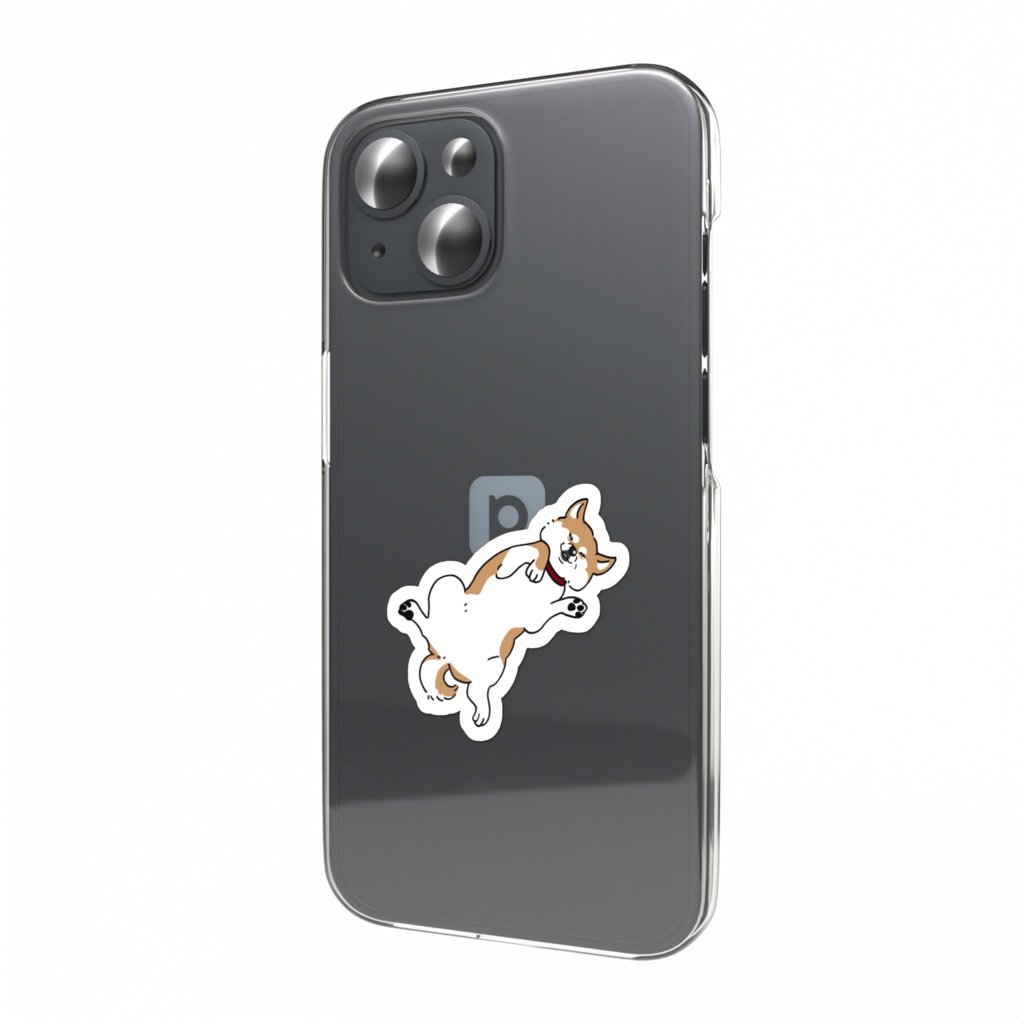 ニヤリ柴 ステッカー