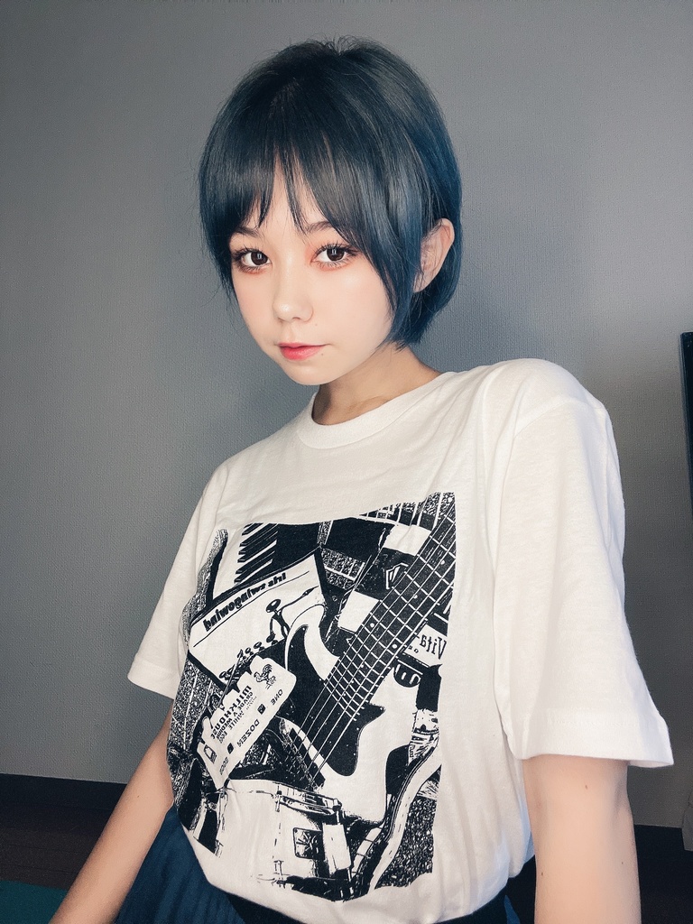 iris 手刷りTシャツ