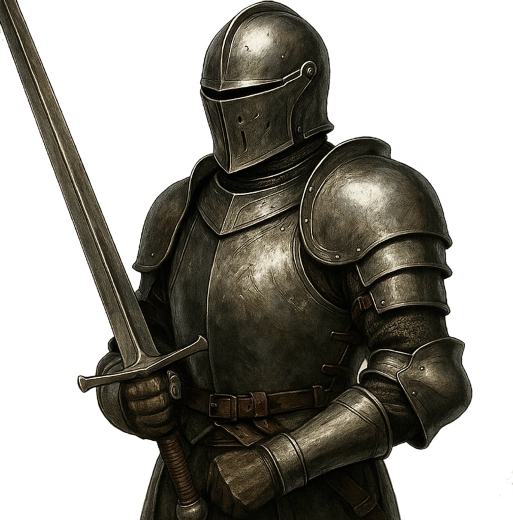 透過左No.001ー鉄の剣士-Iron Swordsman