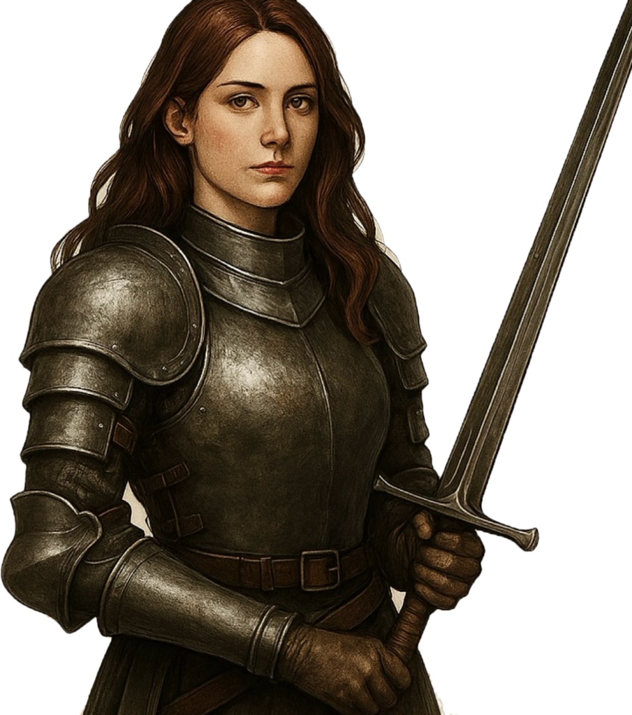 透過右No.010ー鉄の女剣士-Iron Swordswoman