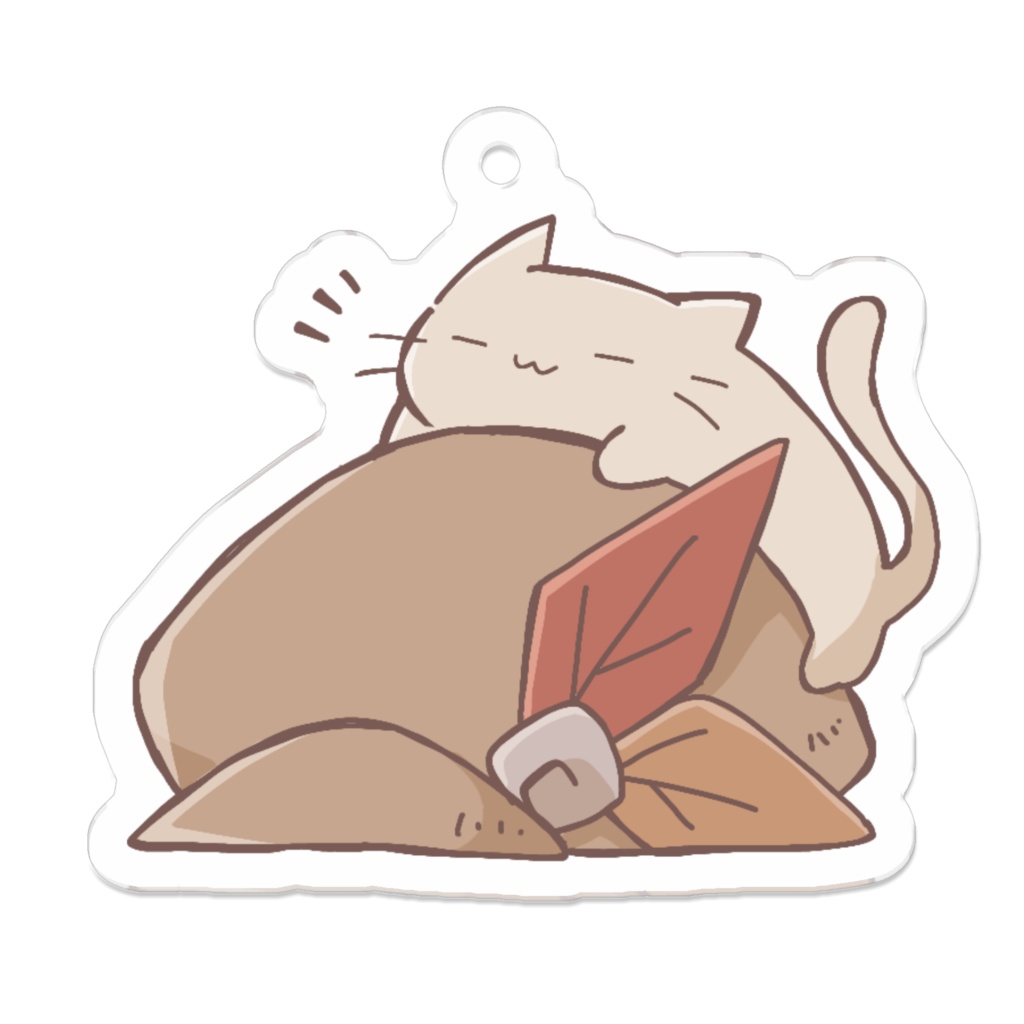 あいぼーときこちゃん帽子キーホルダー