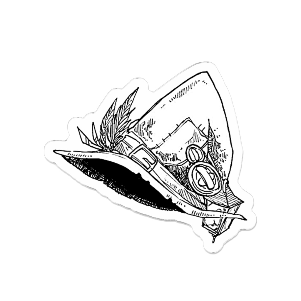 魔女帽子バッチ