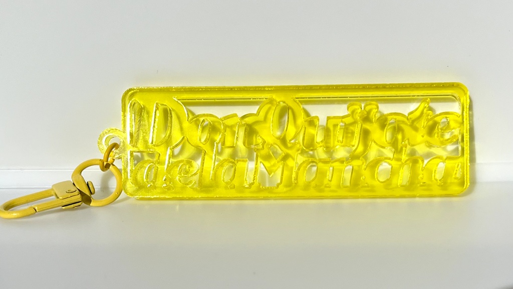 囚人原典タイトルアクリルキーホルダー