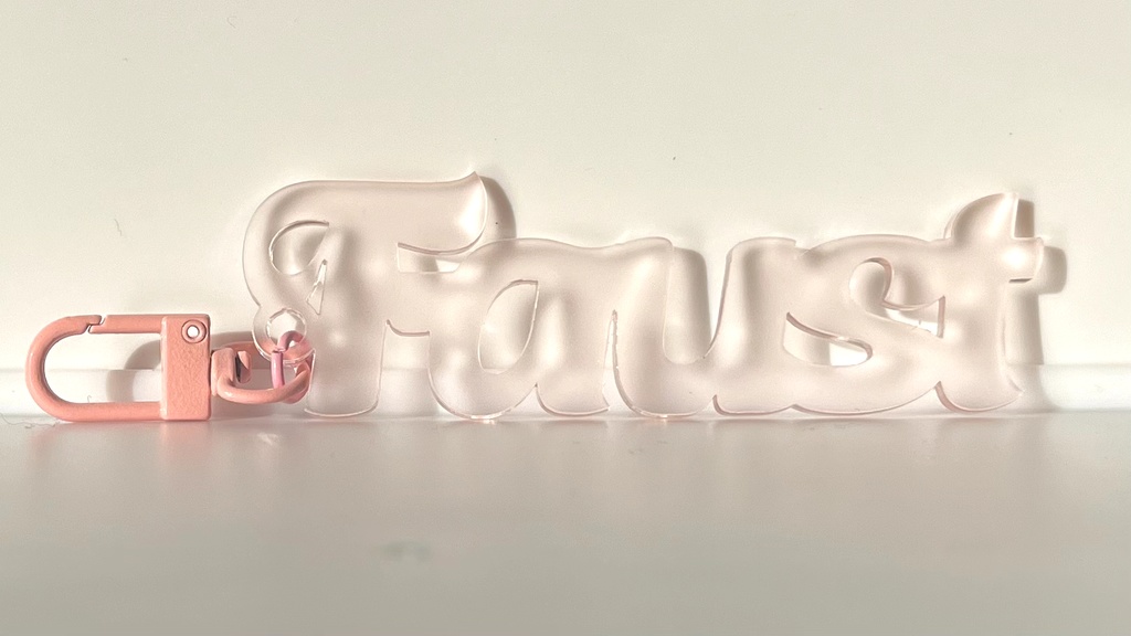 囚人原典タイトルアクリルキーホルダー