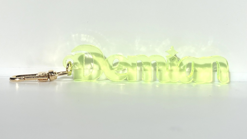 囚人原典タイトルアクリルキーホルダー