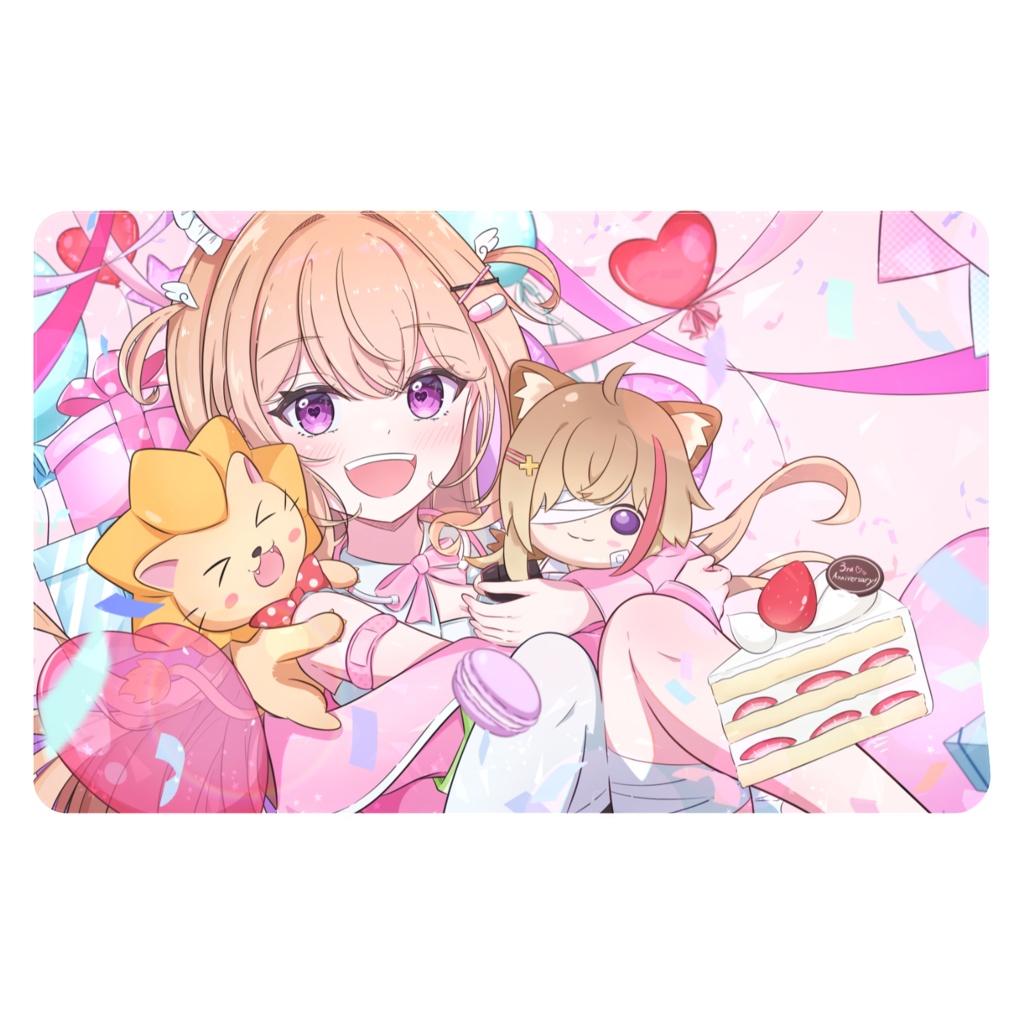 【白雲まめ】3周年記念ICカードステッカー
