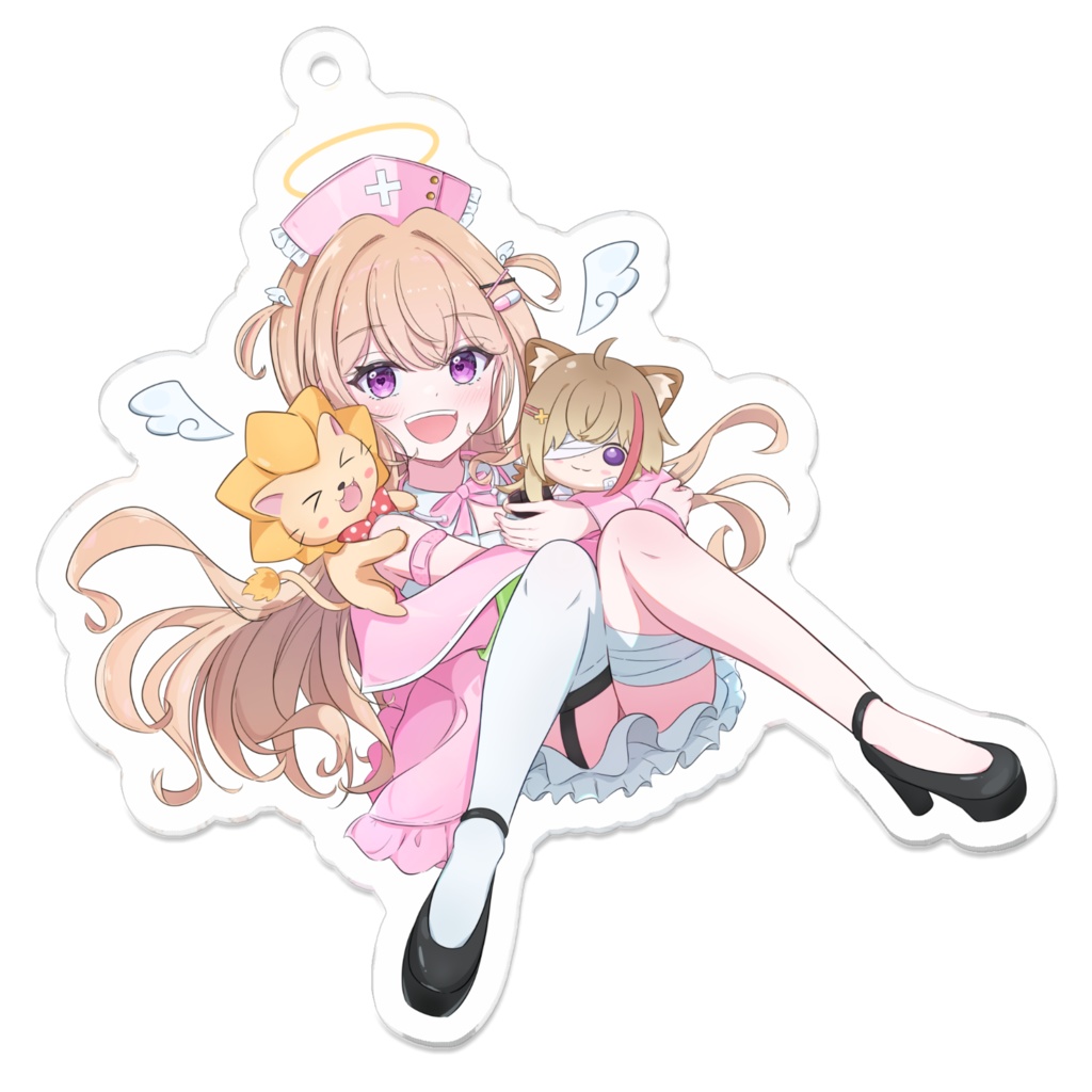 【白雲まめ】3周年記念アクリルキーホルダー