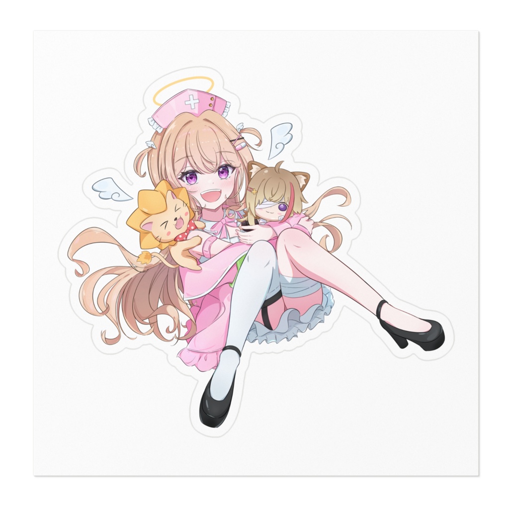 【白雲まめ】3周年記念ステッカー