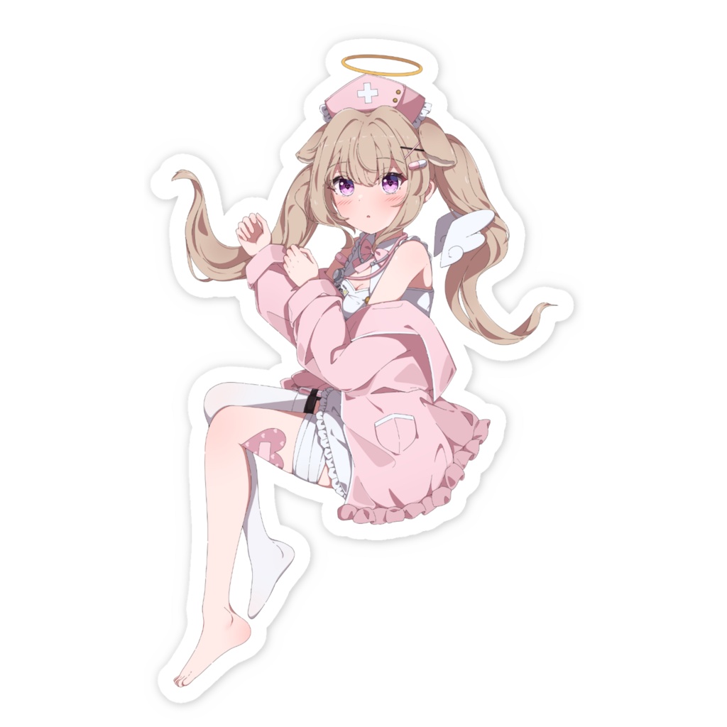 【白雲まめ】スマホステッカー