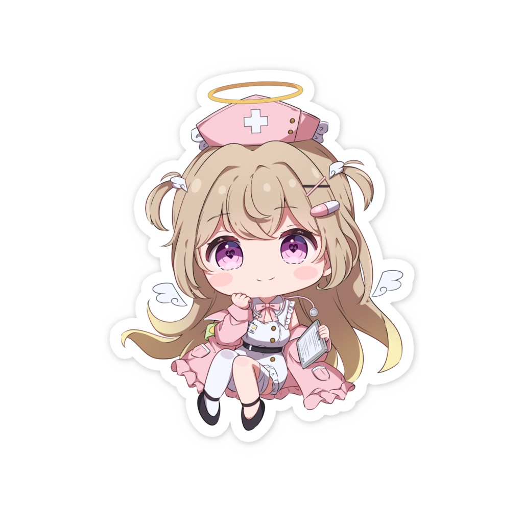 【白雲まめ】スマホステッカー