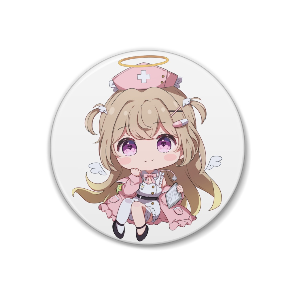 【白雲まめ】缶バッジ