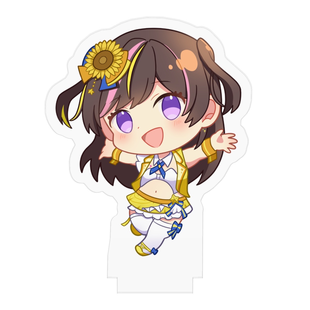 まるたにあやのVTuberお披露目初配信記念 アクリルスタンド ミニキャラver.