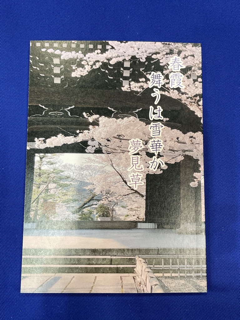 春霞 舞うは雪華か 夢見草