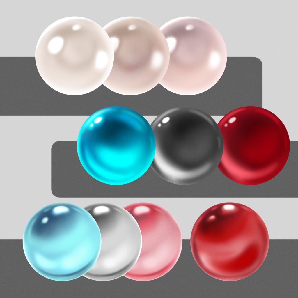 【球体イラスト素材】球体の絵,その他(無料版有)【手描き】