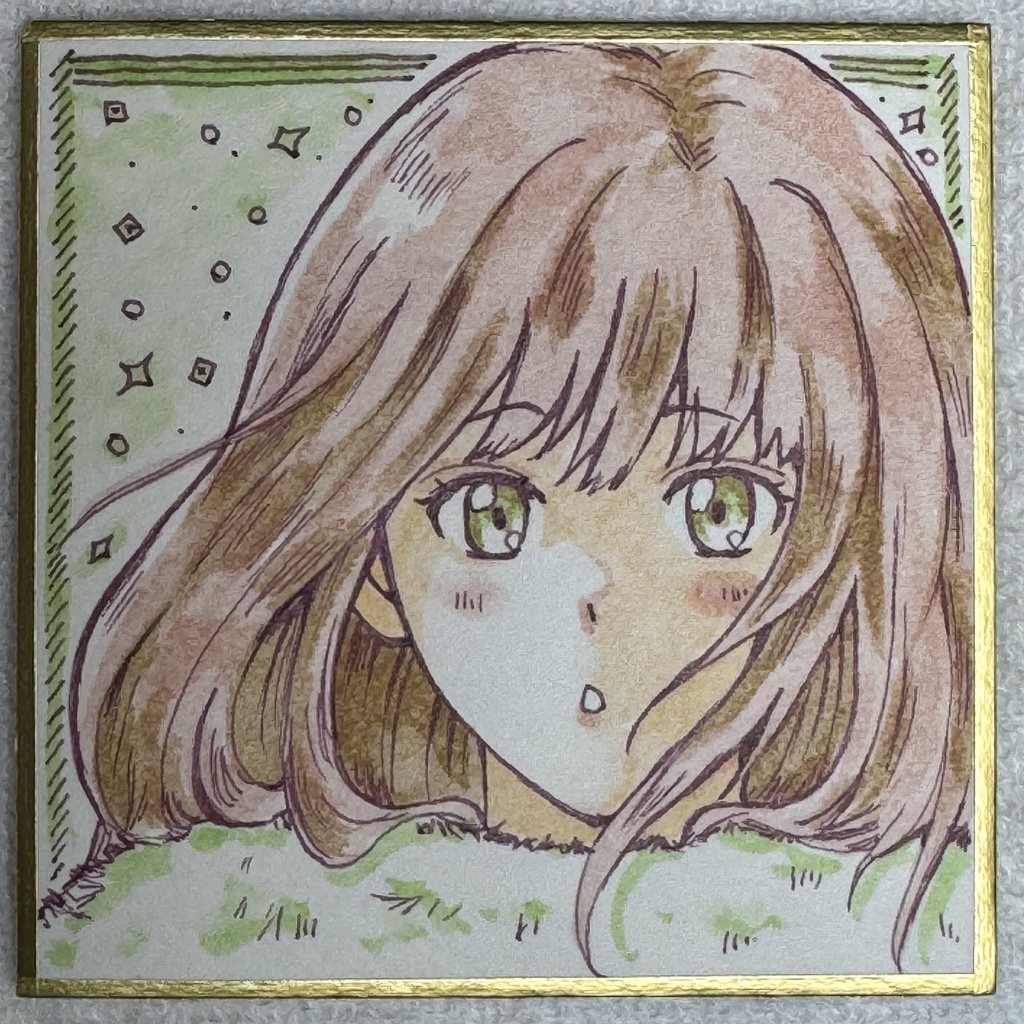 豆色紙：おんなのこ