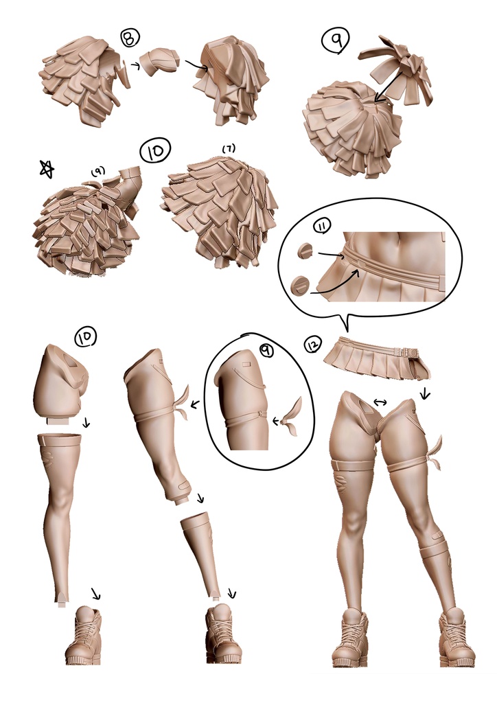 NIKKE ベイ. ガレージキット