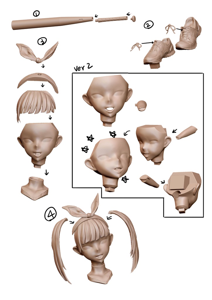 nikke ブラン (Blanc) ガレージキット