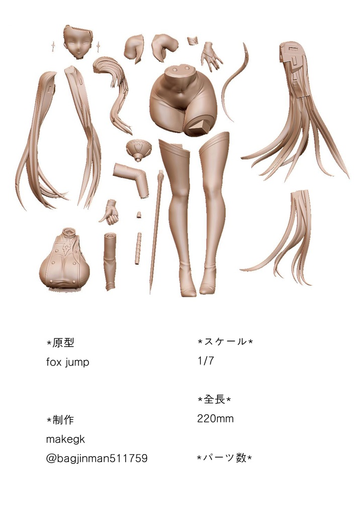 browndust2 ウィルヘルミナ (ガレージキット)