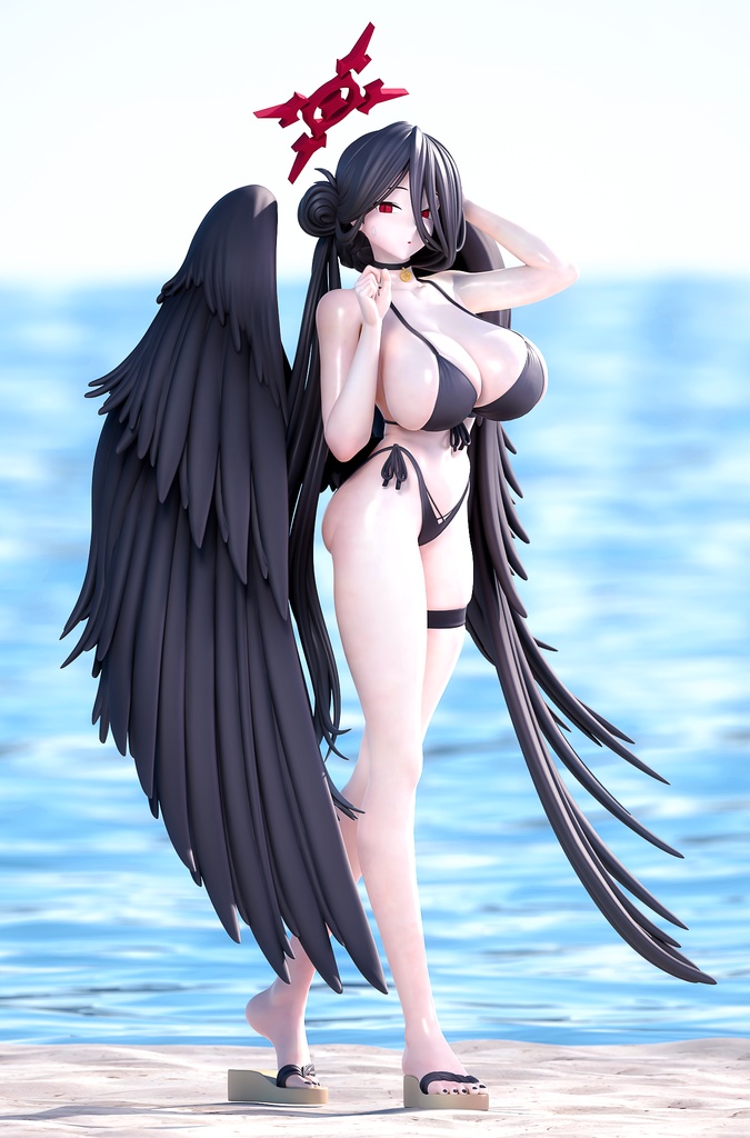 ブルーアーカイブ.  ハスミ (レジンキット)