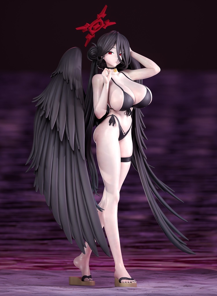 ブルーアーカイブ.  ハスミ (レジンキット)