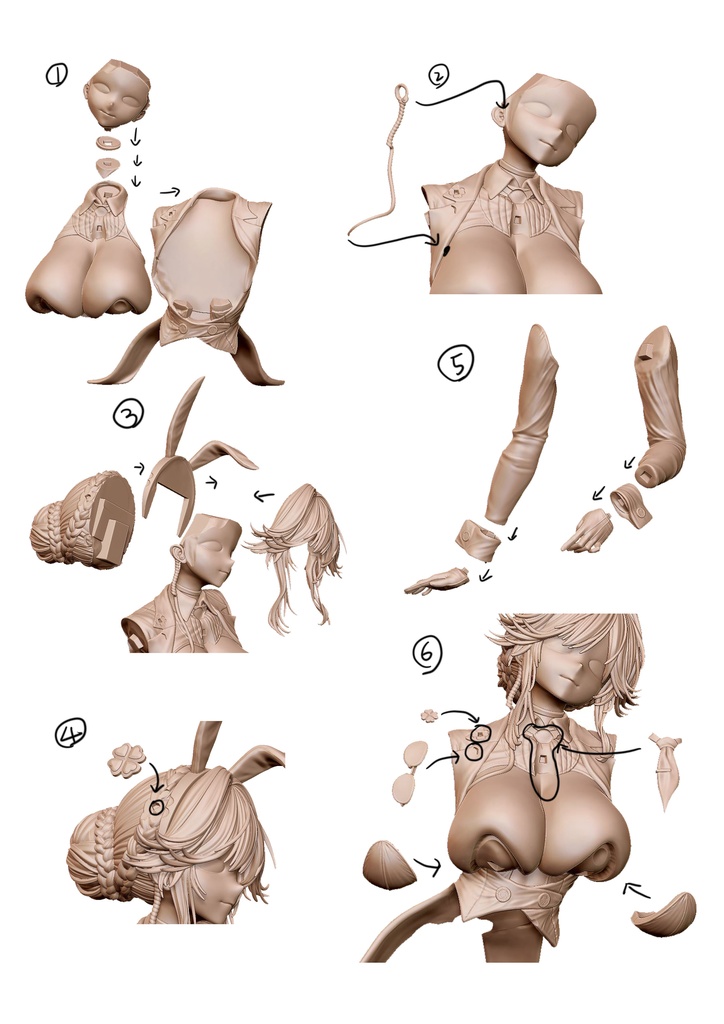 NIKKE エード : エージェントバニー ( レジンキット)
