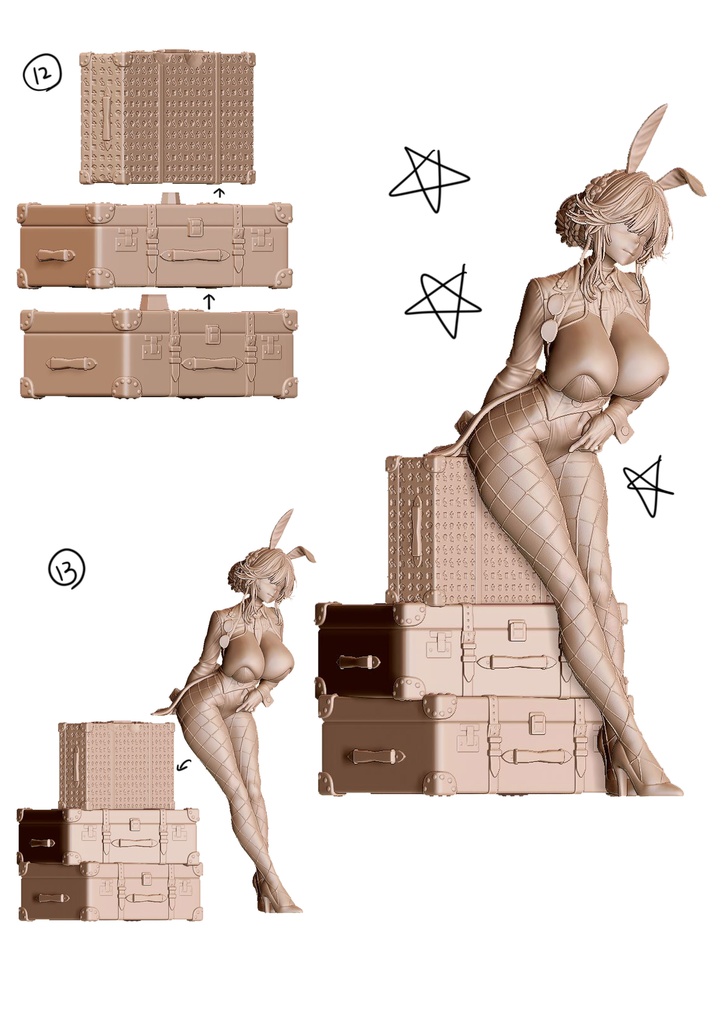 NIKKE エード : エージェントバニー ( レジンキット)