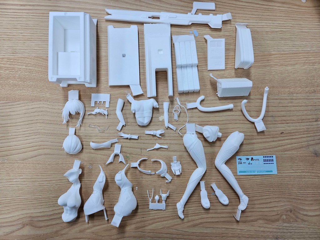 Nikke パワーアップ マクスウェル (レジンキャストキット)