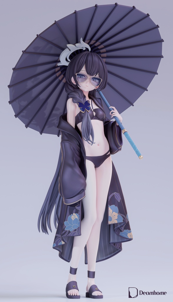 ブルーアーカイブ ・ 竜華キサキ(ガレージキット)